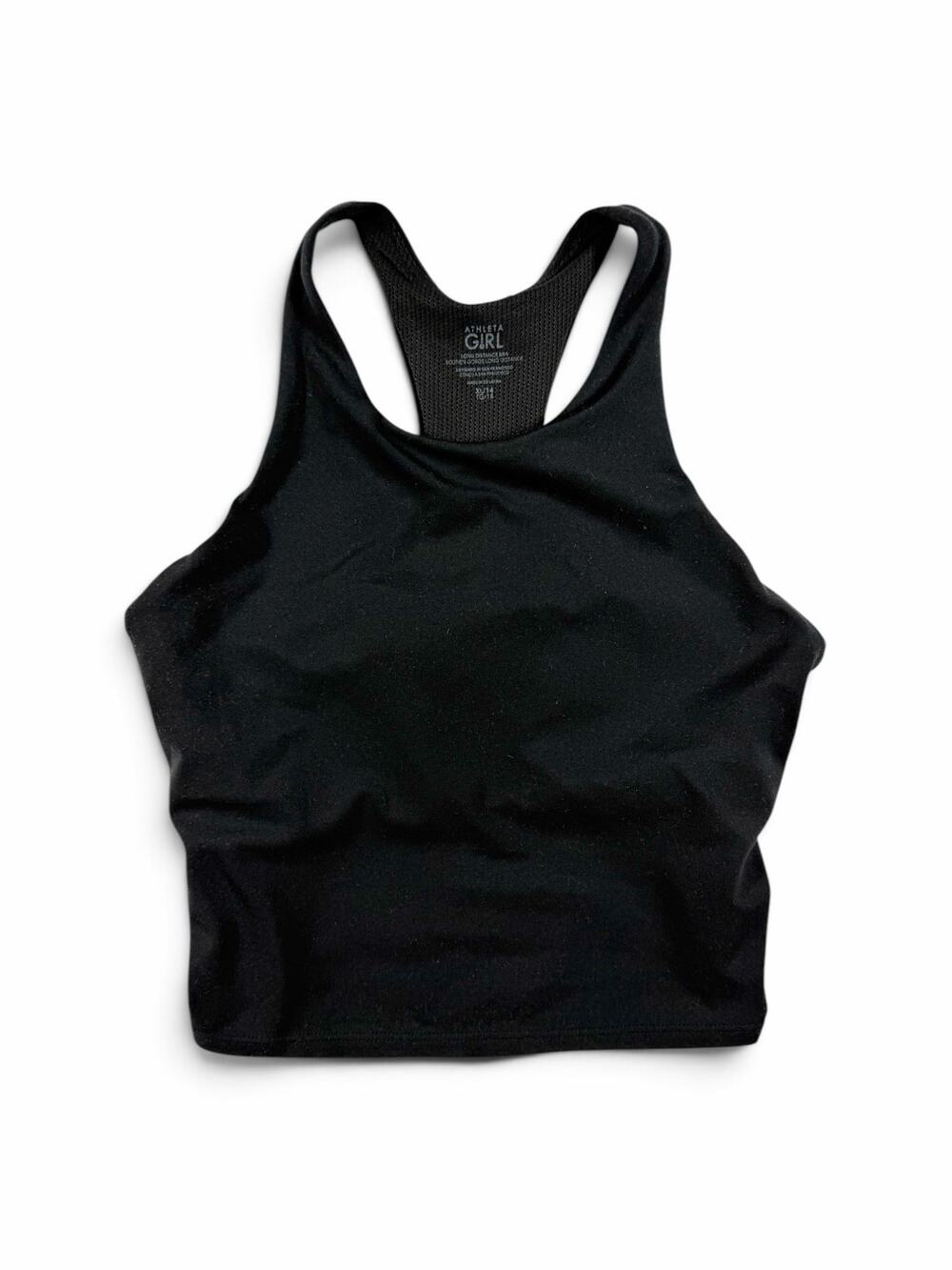 Athleta Girl Long Distance Bra Black Size 14 (XL)